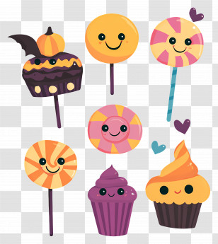 Halloween Candy - Cute Sweets And Treats Transparent PNG