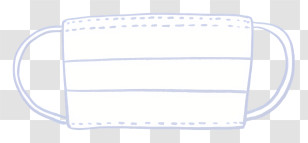 Icon - White Face Mask For Health And Protection Transparent PNG