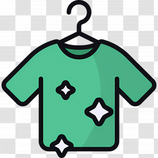 Hanging Cloth - Clean Shirt On Hanger Transparent PNG