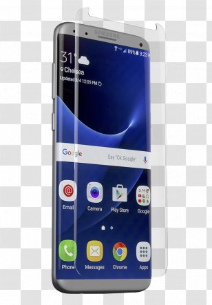 Samsung Galaxy S8+ Zagg InvisibleShield Glass Screen Protector For Protectors - Feature Phone - Defence Transparent PNG