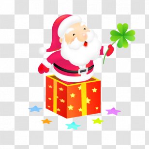 Santa Claus Christmas Ornament Clip Art - Fictional Character - Vector Transparent PNG