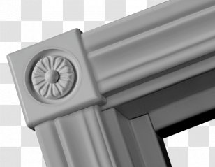 Steel Aluminium Mullion Angle - Rosette Floral Transparent PNG