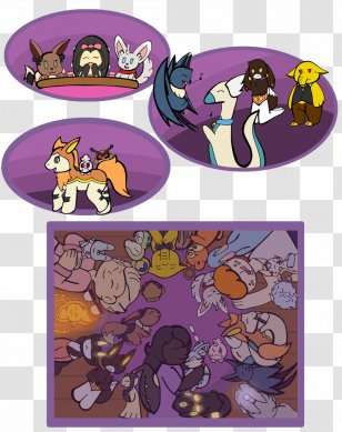 Comics Cartoon Character - Purple - Slumber Party Transparent PNG