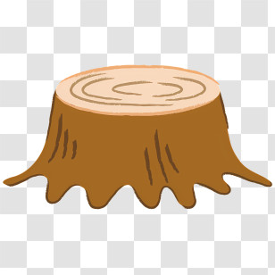 Icon - Tree Stump In Nature Transparent PNG