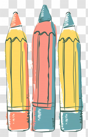 Crayons - Colorful Pencils For Drawing Transparent PNG