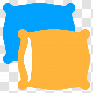 Sleeping Pillow - Colorful Pillows Illustration Transparent PNG