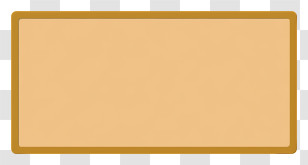 Corkboard - Brown Rectangular Board Placeholder Transparent PNG