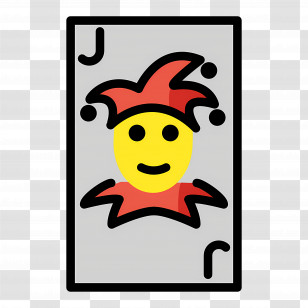 Joker Emoji - Joker Playing Card Transparent PNG