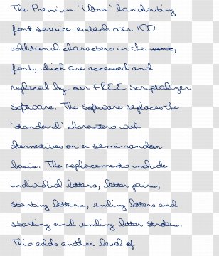 Handwriting Cursive Document Calligraphy Font - Hand Writing Transparent PNG