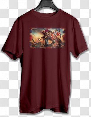 T-shirt The Trooper (Live Long Beach Arena) Craft Magnets Iron Maiden - Clothing Transparent PNG