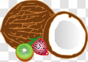 Coconut Water Milk Clip Art - Arecaceae Transparent PNG