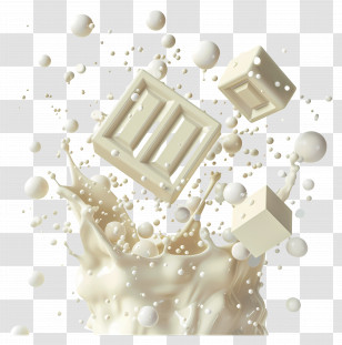 White Chocolate - White Chocolate Splash Transparent PNG