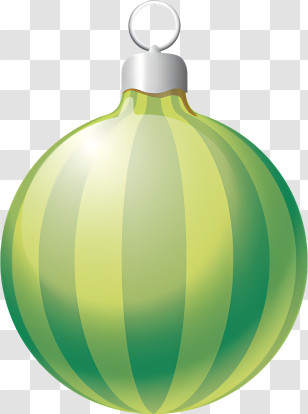 Ornament - Green Christmas Ornament For Tree Decoration Transparent PNG