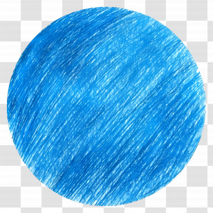 Blue Circle - Blue Textured Circular Art Design Transparent PNG