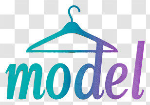 Model Logo - Model Hanger Brand Logo Transparent PNG