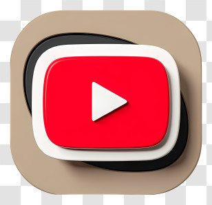 Youtube Logo - Red Play Button Logo Transparent PNG