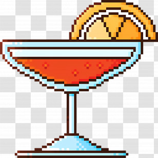 Cocktail - Refreshing Orange Cocktail Transparent PNG