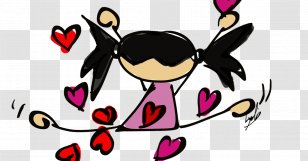 Cartoon Pink M Clip Art - Tree - Line Transparent PNG