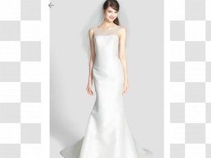 Wedding Dress Sheath Satin - Shoulder Transparent PNG