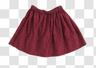 Maroon Skirt Dress Transparent PNG