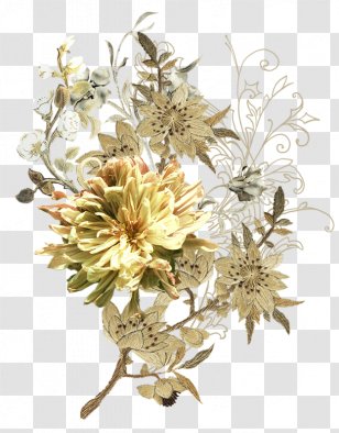Floral Design Chrysanthemum Cut Flowers - Poster Transparent PNG