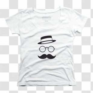 Printed T-shirt Sleeveless Shirt - Pants - Moustache Baby Transparent PNG
