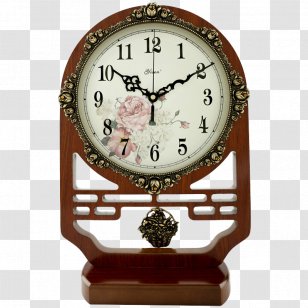 Quartz Clock Pendulum Living Room Wall - Watch Clocks Transparent PNG