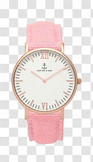 Watch Son Black Leather Strap Woman Child Transparent PNG
