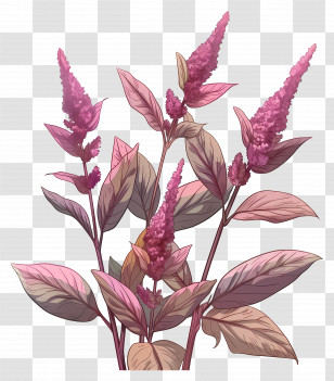 Amaranth - Pink Amaranth Plant Transparent PNG
