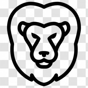 Lion The Iconfactory - Cartoon - Face Transparent PNG