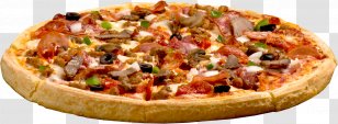 Pizza Italian Cuisine Hamburger Pepperoni Restaurant - Steak Transparent PNG