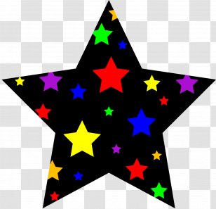 Star Black And White Clip Art - Cartoon - Stars Transparent PNG