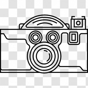 Photography Clip Art - Black And White - Camera Transparent PNG