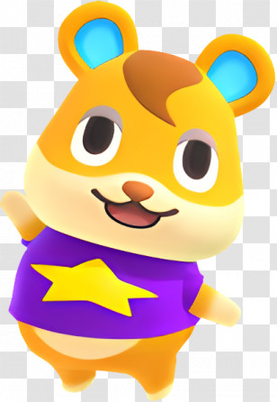Animal Crossing - Cute Hamster Character Transparent PNG