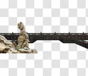 Stone Sculpture Rock Garden - Flooring - Rockery Bridge Transparent PNG