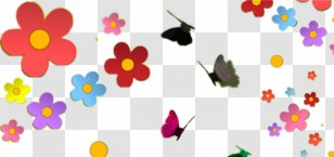 IPhone 6 Plus Samsung Galaxy S5 Paper Wall Wallpaper - Lock Screen - Butterfly Flowers Background Transparent PNG
