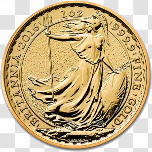 Royal Mint Britannia Bullion Coin Gold - Money - Coins Transparent PNG