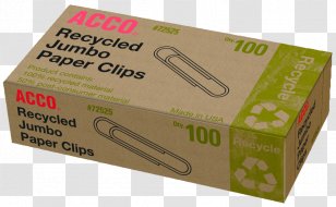 Paper Clip Box ACCO Brands Recycling Transparent PNG