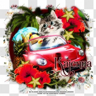 Cat Christmas Ornament Cushion Couch Bed Transparent PNG