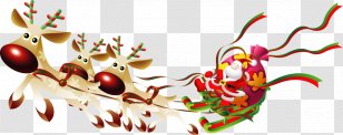 Santa Claus Wedding Invitation Christmas Template Envelope - Organism Transparent PNG