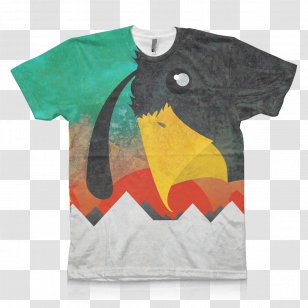 Printed T-shirt Clothing Printing All Over Print - Shirt - Pattern Transparent PNG