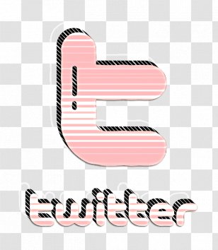 Social Media Icon - Pink M - Material Property Text Transparent PNG