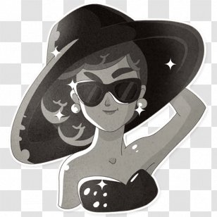 Telegram Audrey Glamour Sticker Messaging Apps - Hepburn Transparent PNG