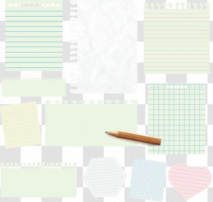 Paper Pencil - Stationery - Vector Collection Of Hand-painted Sticky Notes Transparent PNG