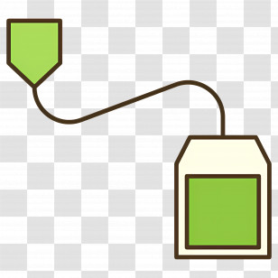 Tea Bag - Tea Bag With String Transparent PNG