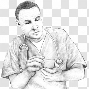 Thumb Ear Shoulder Homo Sapiens Sketch - Heart - Nurse Tool Transparent PNG