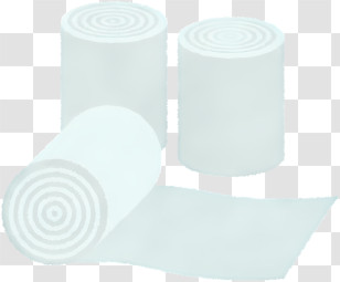 Icon - White Toilet Paper Rolls Transparent PNG