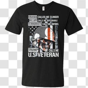 Printed T-shirt Clothing Sleeve - Gildan Activewear - Obama Terrorist Transparent PNG