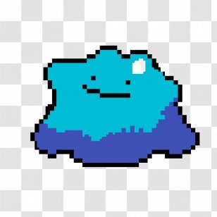 Minecraft Pixel Art Ditto - Museum - Shiny Transparent PNG