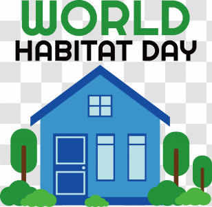 World World Habitat Day Global Village Logo Vector Transparent PNG